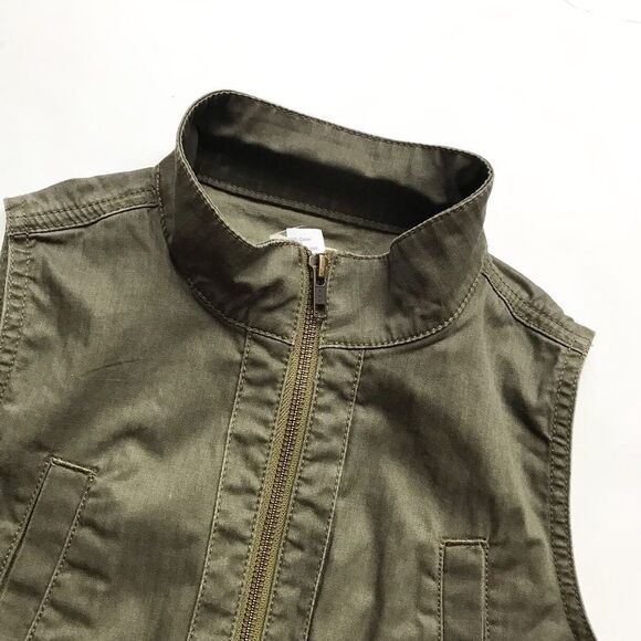 Crewcuts factory dark green light vest EUC 8Y - Picture 2 of 6